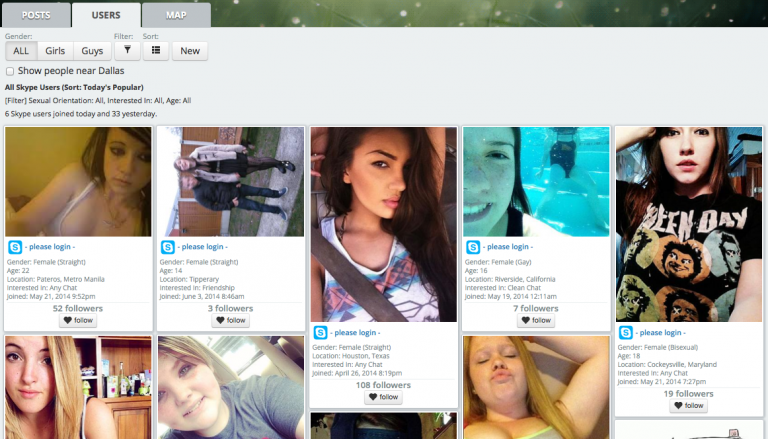 skype female usernames